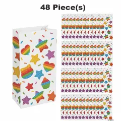 Bulk 48 Pc. Lotsa Pops Treat Bags with Stickers