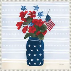 American Gnome IX by Yvette St. Amant Framed Canvas Wall Art