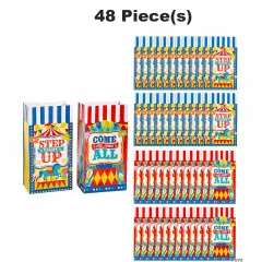 Carnival Treat Bags with Stickers Bulk 48 Pc