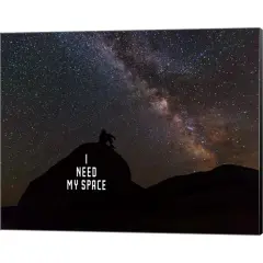 I Need My Space - Color by Color Me Happy 20" x 16" Canvas Wall Art