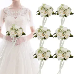 6.5 Inch Bridesmaid Bouquet Set of 6