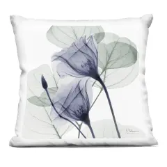 Stupell Industries Transparent Tulips over Herbs Decorative Printed Pillow design by Albert Koetsier, 18 x 7 x 18