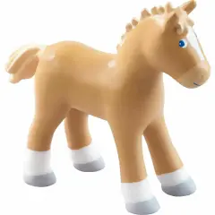 HABA Little Friends Foal Lissi - 3.75" Farm Animal Toy Horse Figure Multicolor