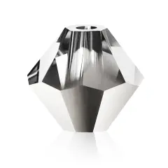 Preciosa 4mm Czech Crystals Bicone Rondelle Beads, 40pcs Crystal Labrador