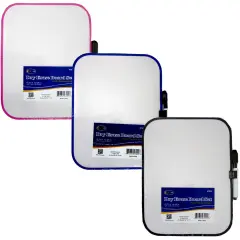 Dry Erase Board with Marker, Assorted Colors &ndash; 48 Count