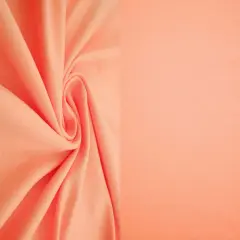 Rayon Nylon Span Ponti Solid Fabric 1 Yard Soft Stretch Sculpting 58/60" Wide Coral