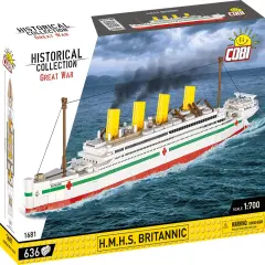 COBI Historical Collection H.M.H.S. Britannic Building Set, 636 Pieces