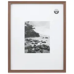 Blick Theo Frame with Mat - Walnut, 16" x 20"