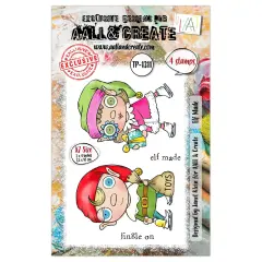 AALL And Create A7 Photopolymer Clear Stamp Set-Elf Made