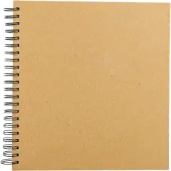 Spiral Sketchbook Pad, Blank Scrapbook, Art Drawing Book, 120 Pages/ 60 Sheets 140gsm (A4)