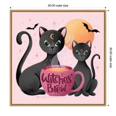 Witches Brew by Gia Graham Framed Canvas Wall Art