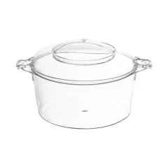 Clear Round Disposable Plastic Mini Dessert Pots - 3.4 oz. (288 Pots)