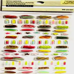 Recollections Happy Birthday Treats Epoxy Stickers