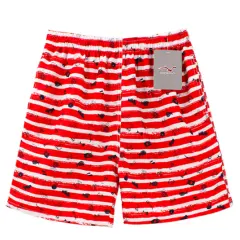 COMFORT ZONE Men's Swimming Trunk Set Red Stripe Assorted