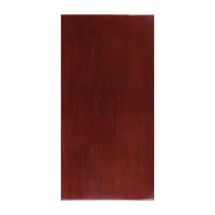 Emma and Oliver 30"x60" High-Gloss Resin Table Top with 2" Thick Drop-Lip Mahogany