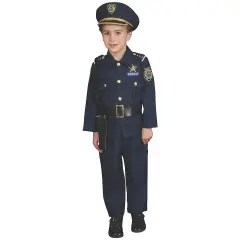 Brave Little Hero Police Child Costume