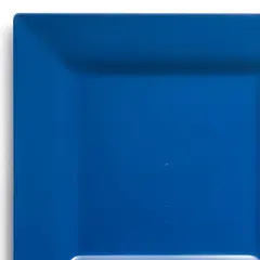Midnight Blue Square Plastic Cake Plates - 6.5" (120 Plates)