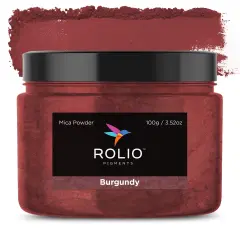 Rolio - 1 Jar Mica Powder (Burgundy) - 100g