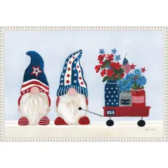 American Gnome I by Yvette St. Amant Framed Canvas Wall Art