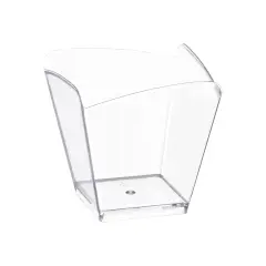 Clear Small Square Disposable Plastic Cups - 3.5 oz. (288 Cups)