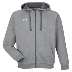 Under Armour&reg; Men's Rival Fleece Full Zip Cs gr lh/ wh