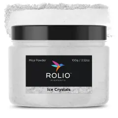 Rolio - 1 Jar Mica Powder (Ice Crystals) - 100g