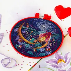 Cross-stitch kit Fireflies