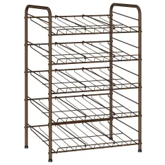5 Tier Can Storage Dispensers Rack Holder, Can Rack Storage Holds to 60 Cans