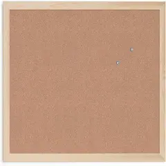 Bulletin Board Wood Frame- 18 x 24 Inches (Light Birch)