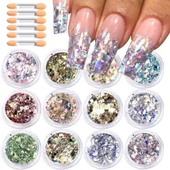 Holographic Chunky Nail Glitter