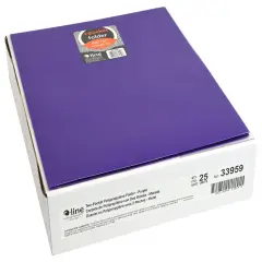 C-Line Poly 2-Pocket Portfolio Folder, Letter Size, Purple, Pack of 25