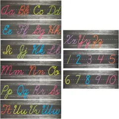 Numbers Bulletin Board Borders for Classroom (21x6 inches) - Pack of 9 - Classroom Decor