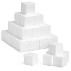 Genie Crafts -Craft Foam Blocks - 36-Piece Polystyrene Blocks White