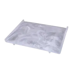 Resin Swirl Tray White