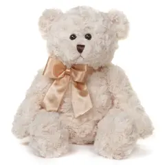 Bearington Huggles, 16 Inch Creamy White Teddy Bear Stuffed Animal, Makes a Great Gift for Birthday, Anniversary, Holiday, or Graduation, For Ages 3-14