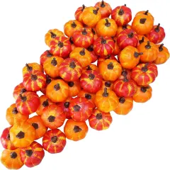 64 Pcs Mini Fall Artificial Harvest Table D&eacute;cor