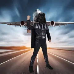 Kids Star Wars Darth Vader Child Qualux Costume