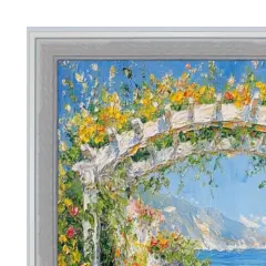 Modern Silver Metal Brushed Picture Frame 32x24 frame