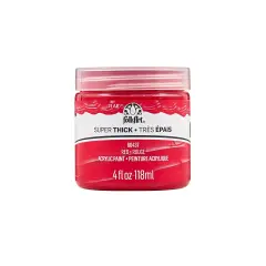 FolkArt Super Thick Acrylic Paint Red 4 oz