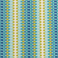 Ocean - Aqua & Teal,Green Abstract & Geometric Upholstery Fabric 54 Inches"