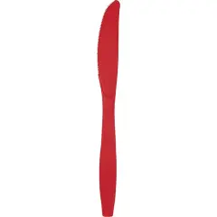 288 pc Bulk Classic Red Plastic Knives
