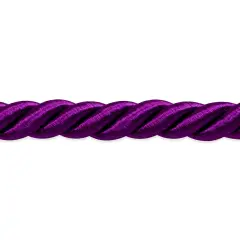 5 yards of Rebekah 1/4" Twisted Cord Trim | 5 yard cut Purple