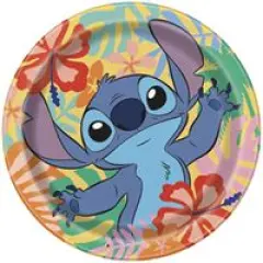 Disney Stitch Round 9" Dinner Plates 8ct