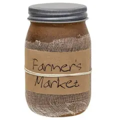 16oz Farmer's Market Candle with Pumpkin Cinnamon Vanilla Fresh Aroma