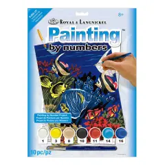 PJS6 | Painting by numbers&trade; 10pc 8.75" x 11.375" Underwater Blues Painting Project