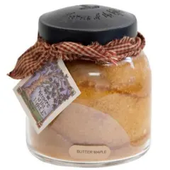 Butter Maple Papa Jar Candle 34oz Sweet Maple Spice Scent with Two Wicks