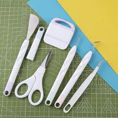 13 Pieces Vinyl Weeding Tools Stainless Steel Plotter Accessories HTV, Precision Carving Craft Hobby Knife Kit +1 Piece Storage Bag, Silhouettes, Cameos, DIY Art Work Cutting,Scrapbook