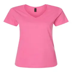Gildan&reg; Women&rsquo;s V-Neck T-Shirt Azalea