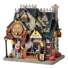 Lemax Spooky Town Halloween Village Bigfoot Brewhaus Building