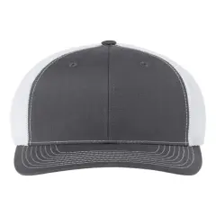 Richardson&reg; R-Flex Adjustable Trucker Cap Charcoal White